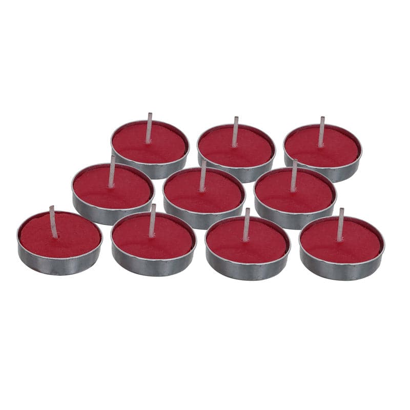 Buy Sepova Strawberry Scented Tealight Candle - Set Of Ten Candles from Vaaree