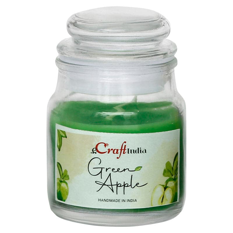 Buy Sethova Green Apple Scented Jar Candle - Set Of Two Candles from Vaaree