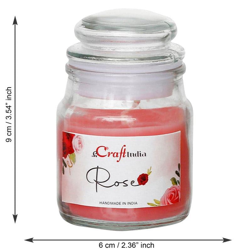 Buy Vanilla & Rose Scented Jar Candle - Set Of Two Candles from Vaaree