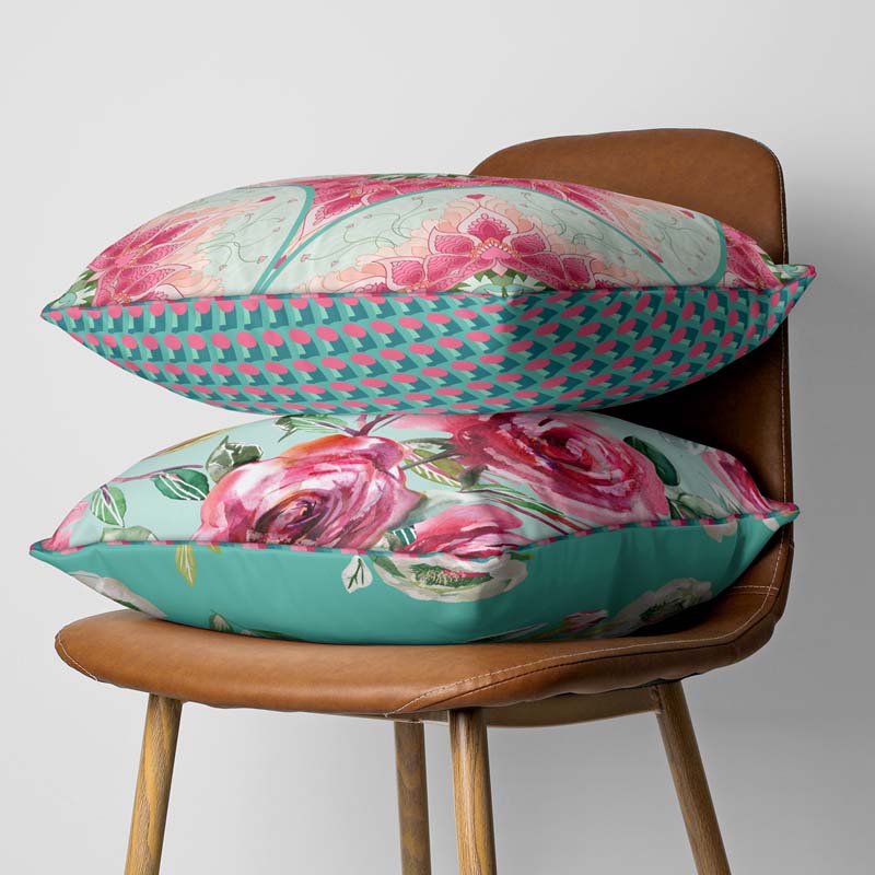 Buy Velina Cushion Cover - Set of Two Cushion Cover Sets from Vaaree