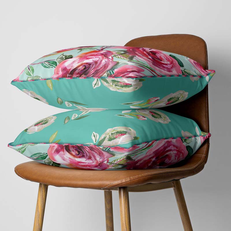 Buy Florenta Cushion Cover - Set of Two Cushion Cover Sets from Vaaree