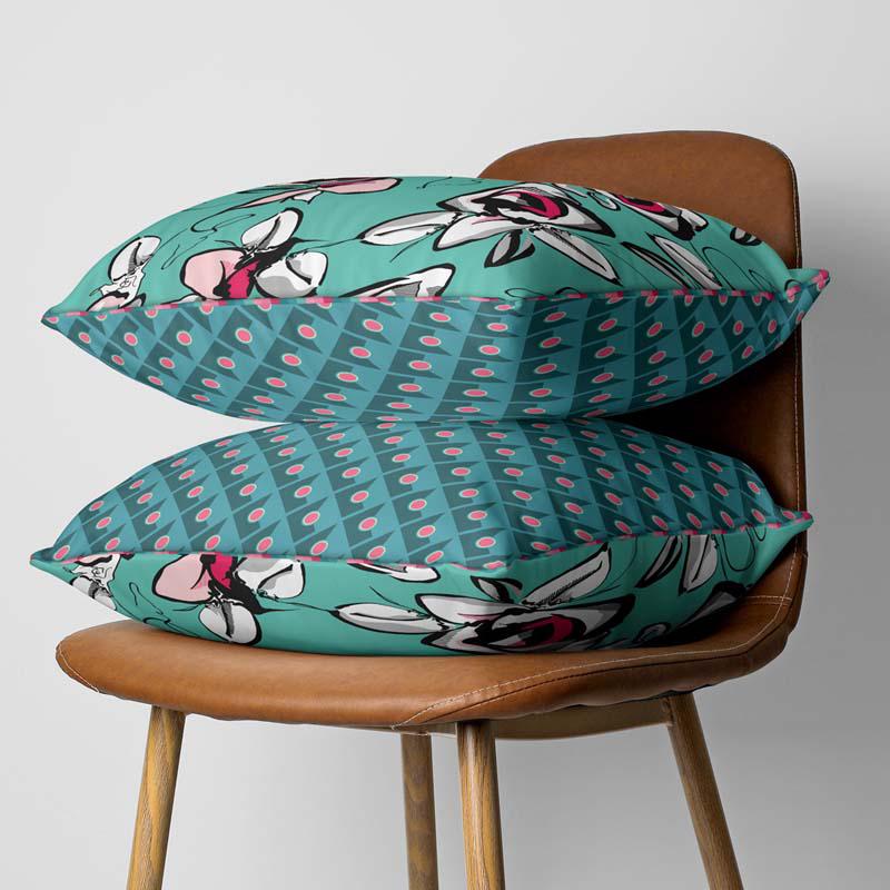 Buy Abstro Kelna Cushion Cover - Set of Two Cushion Cover Sets from Vaaree