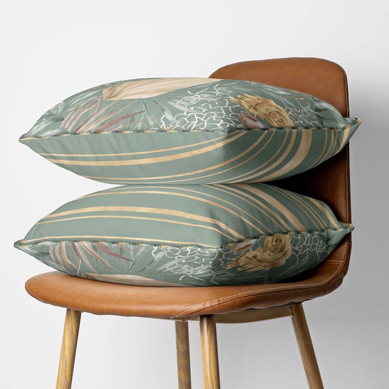 Buy Palma Stripe Cushion Cover - Set of Two Cushion Cover Sets from Vaaree