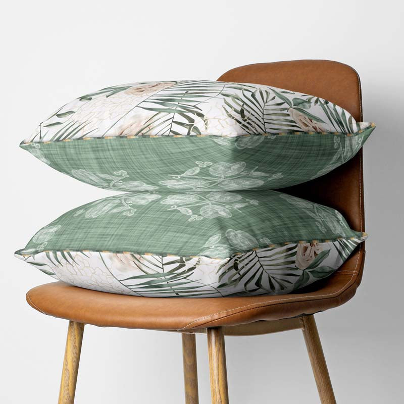 Buy Fern Famy Cushion Cover - Set of Two Cushion Cover Sets from Vaaree