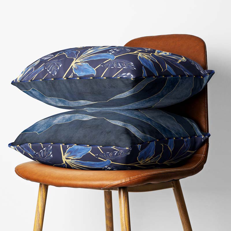 Buy Saphire Lilia Lomi Cushion Cover - Set of Two Cushion Cover Sets from Vaaree