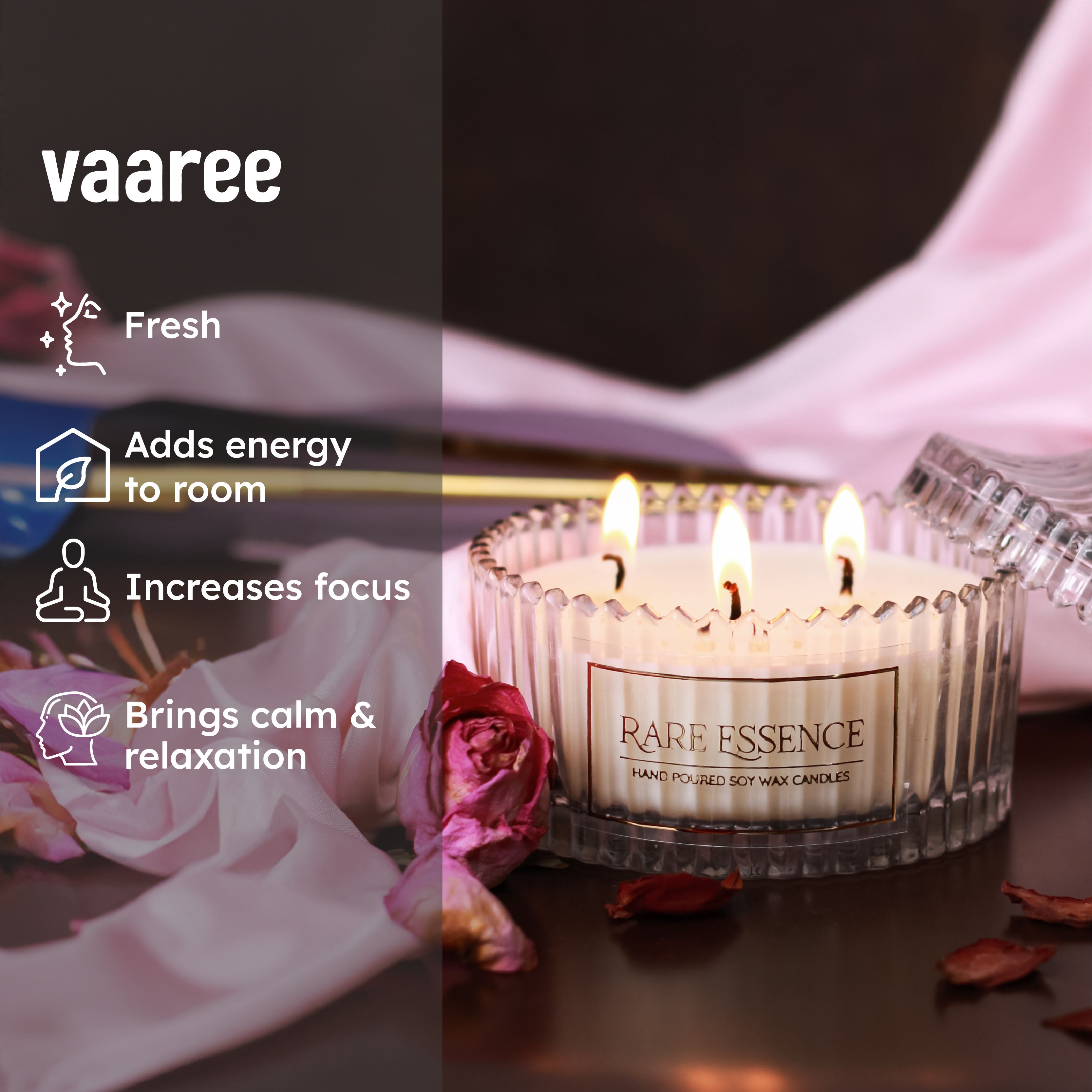 Buy Penelope Carved Jar Candle - Fruity Notes Candles from Vaaree