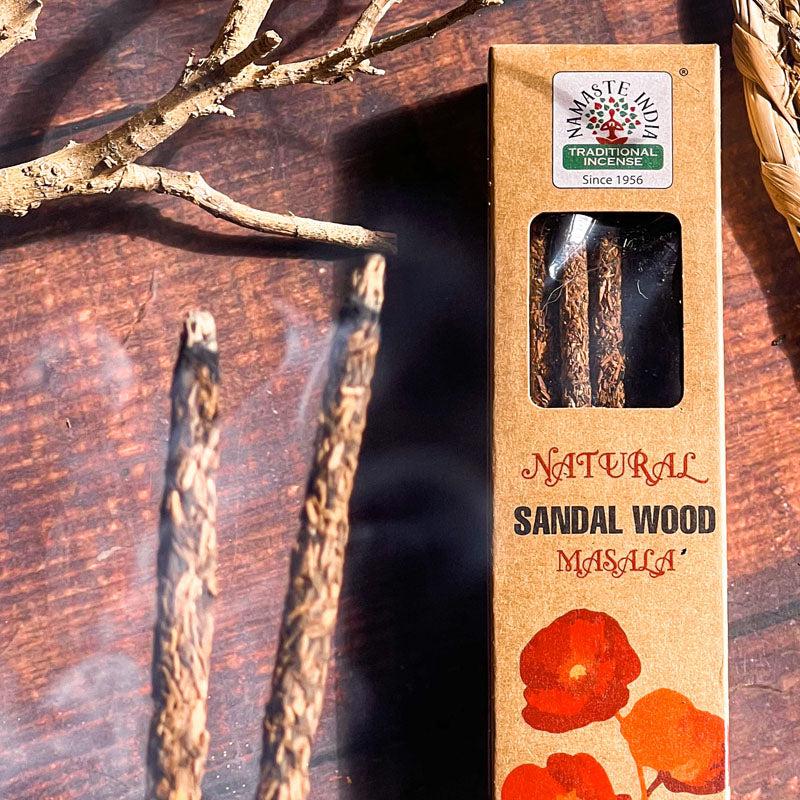 Buy Sugandha Sandalwood Smudge Incense Sticks - Pack Of Two Incense Sticks & Cones from Vaaree