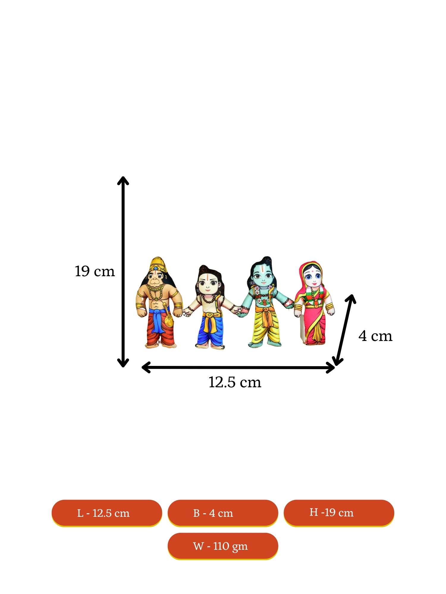 Buy Ramayana Festive Showpiece - Set Of Four Showpieces from Vaaree