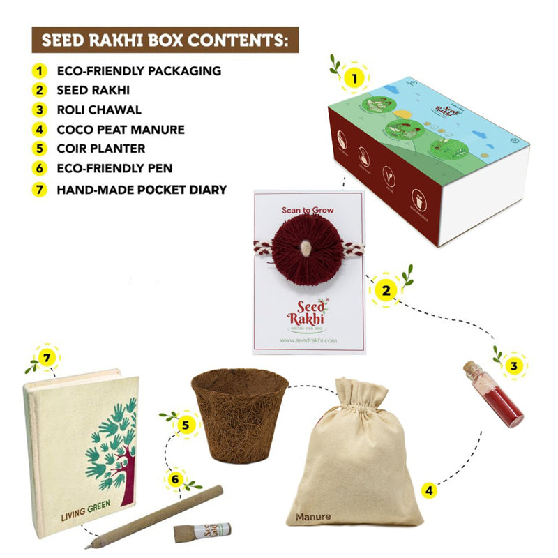 Buy Rakhi Bonding Love Gift Box Rakhi Hamper from Vaaree