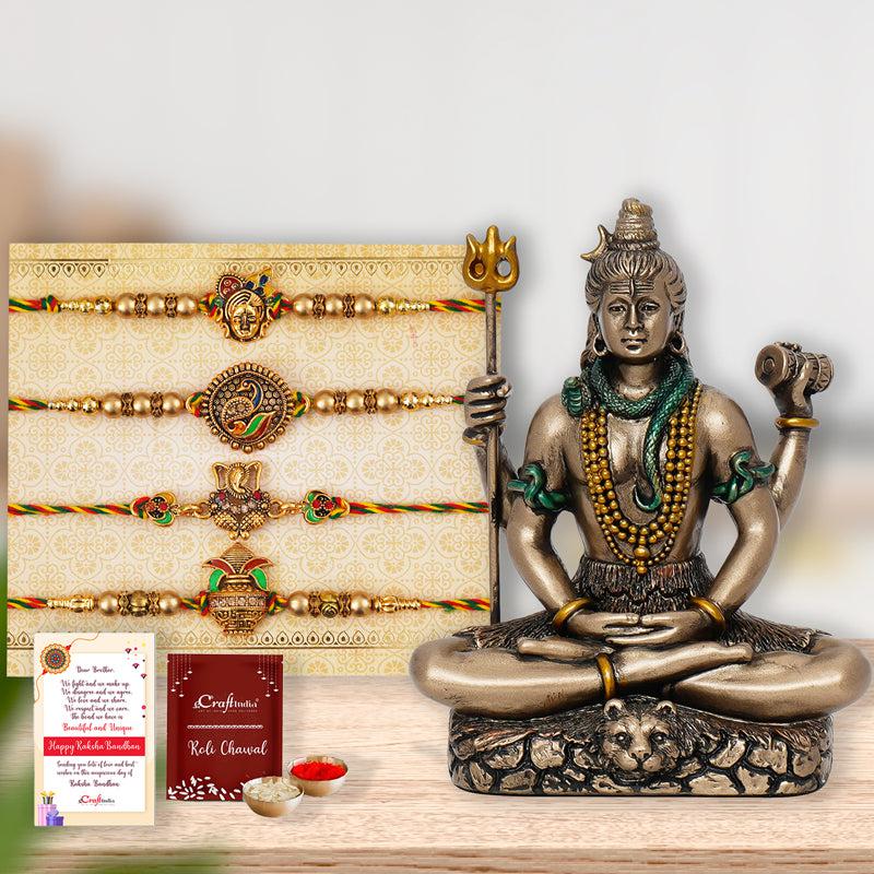 Buy Threads Of Selflessness Rakhi Gift Box Rakhi Hamper from Vaaree