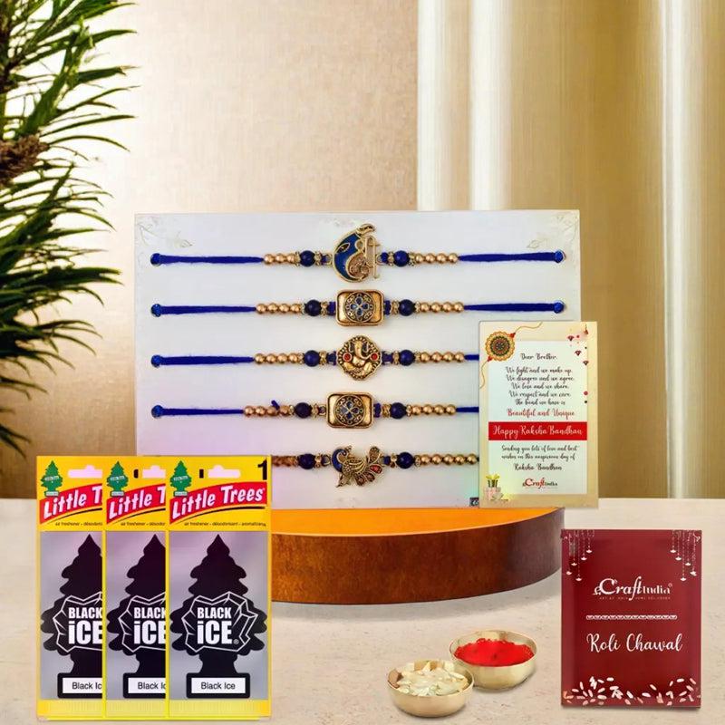 Buy Nurvi Rakhi Gift Box Rakhi Hamper from Vaaree