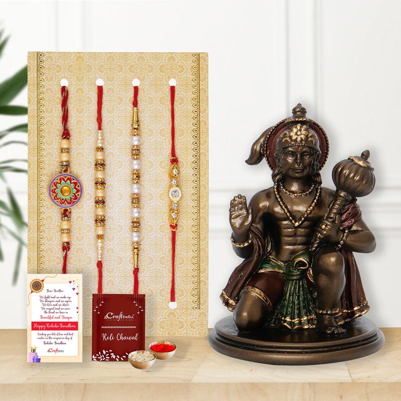 Buy Threads Of Celebration Rakhi Gift Box Rakhi Hamper from Vaaree