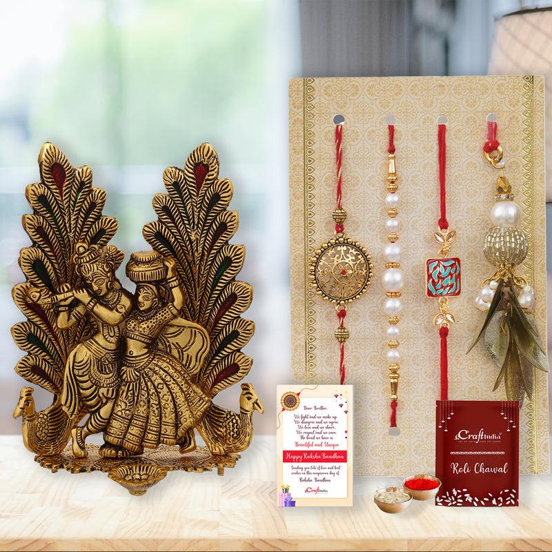 Buy Rakhi Designer Gift Box Rakhi Hamper from Vaaree