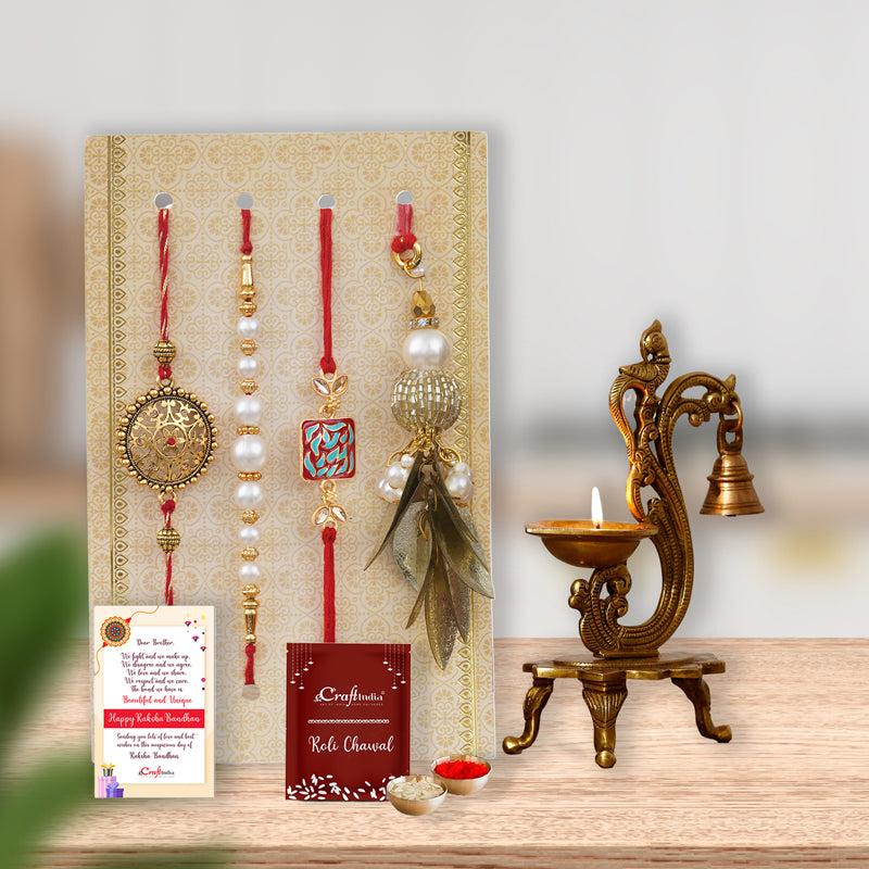 Buy Sauharda Rakhi Gift Box Rakhi Hamper from Vaaree