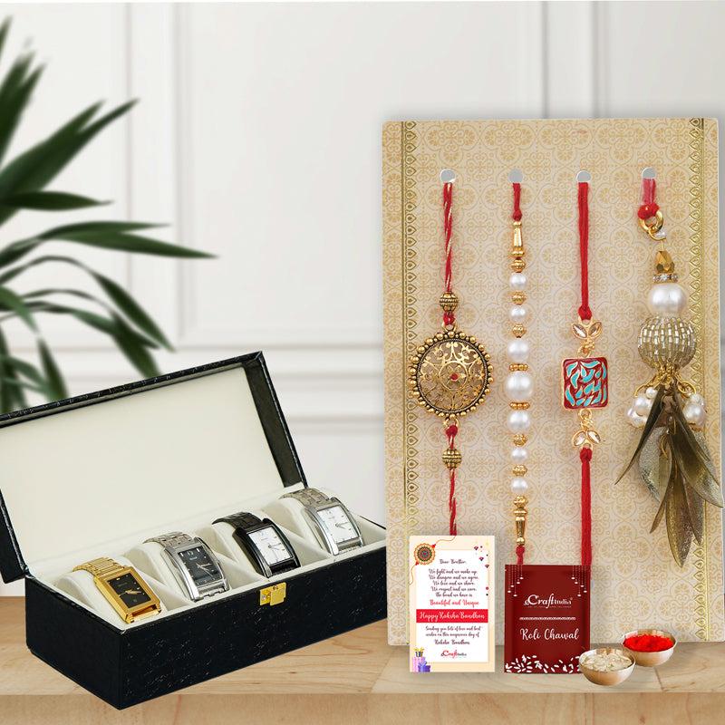 Buy Heartfelt Threads Rakhi Gift Box Rakhi Hamper from Vaaree