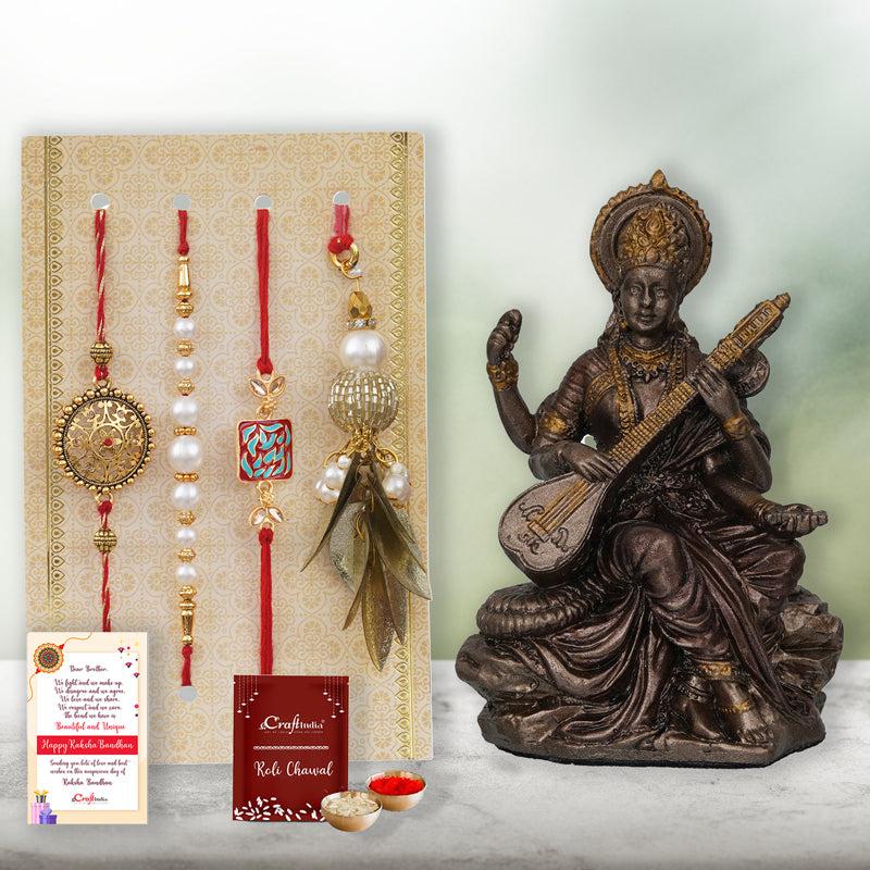 Buy Cherished Connection Rakhi Gift Box Rakhi Hamper from Vaaree