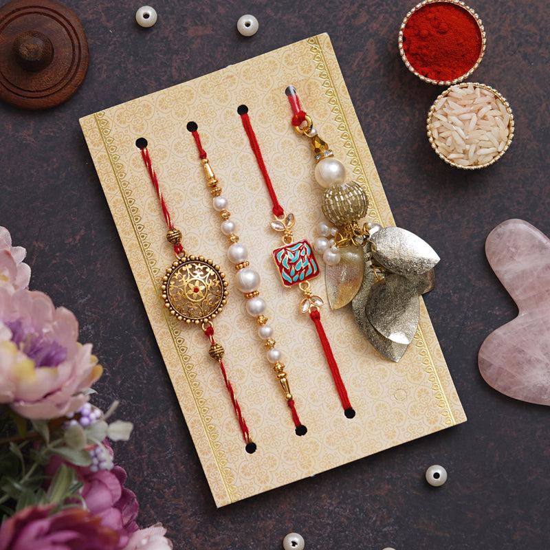 Buy Cherished Connection Rakhi Gift Box Rakhi Hamper from Vaaree