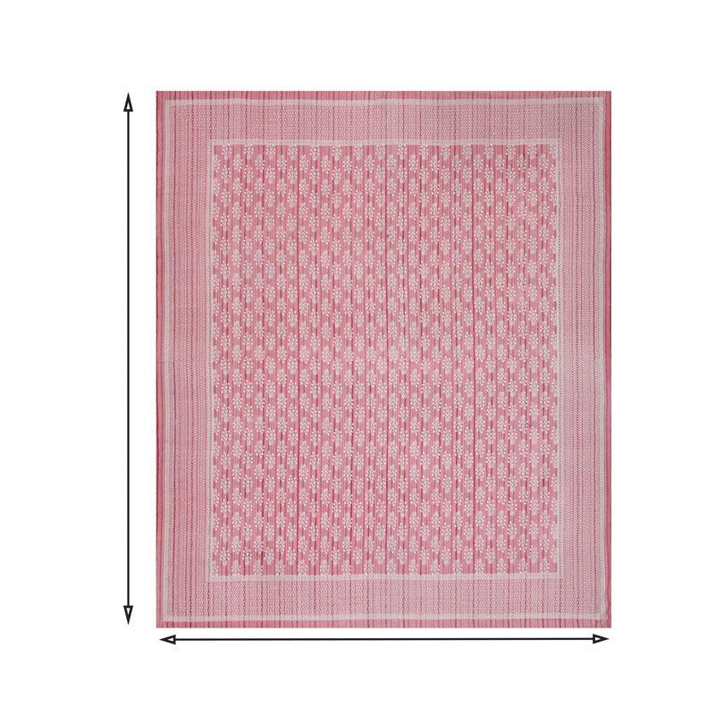 Buy Mezuu Printed Bedsheet - Pink Bedsheets from Vaaree