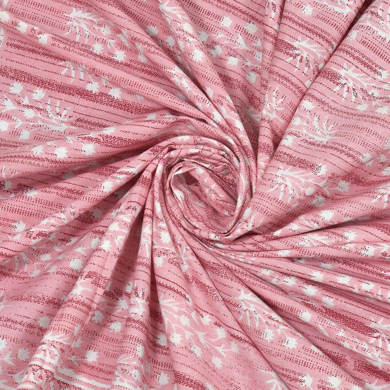 Buy Mezuu Printed Bedsheet - Pink Bedsheets from Vaaree