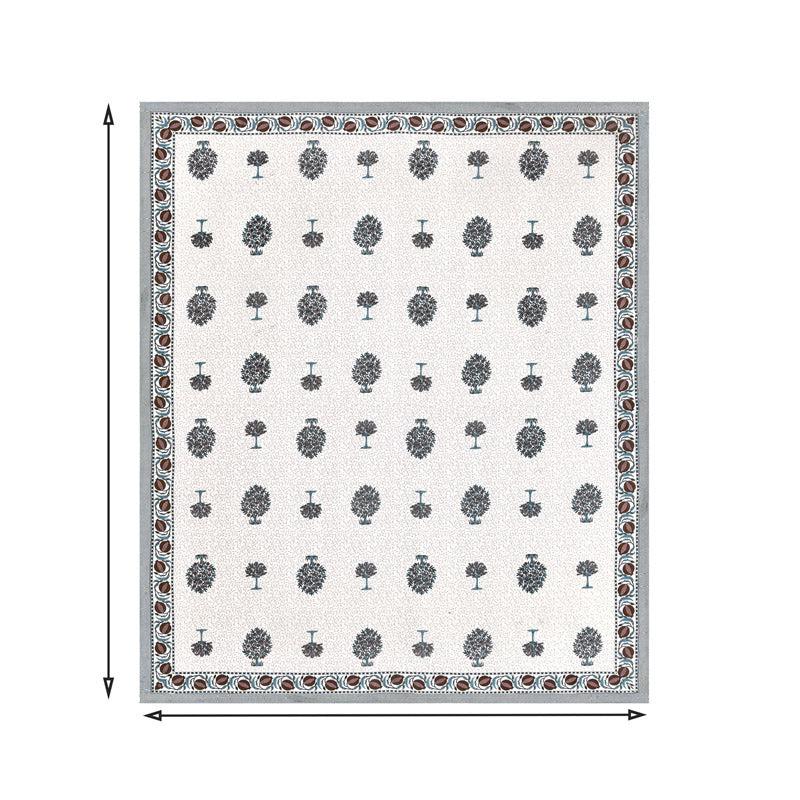 Buy Yaamin Printed Bedsheet - Grey Bedsheets from Vaaree