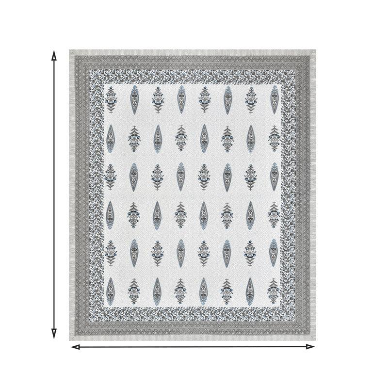 Buy Kumari Ethnic Printed Bedsheet - Grey Bedsheets from Vaaree