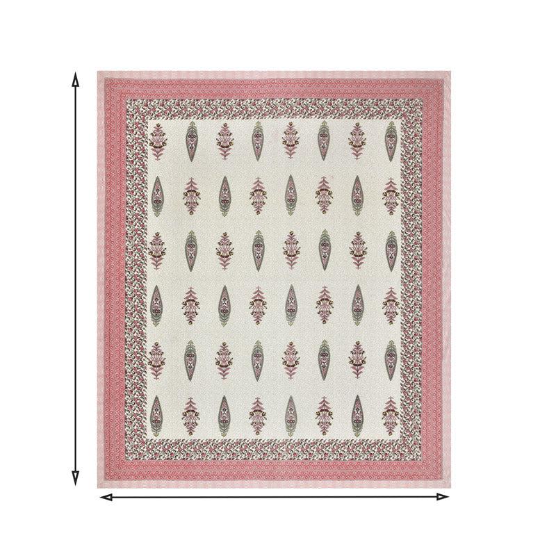 Buy Kumari Ethnic Printed Bedsheet - Pink Bedsheets from Vaaree