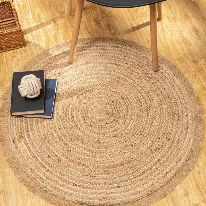 Buy Mora Jute Braided Rug Rugs from Vaaree