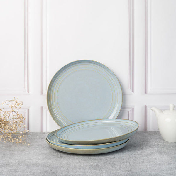 Buy Estia Dinner Plate (Artic Blue) - Set Of Four Dinner Plate from Vaaree