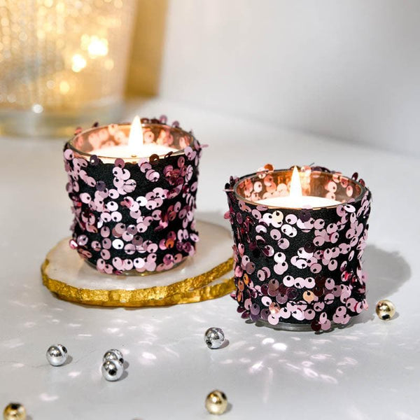 Buy Bedazzle Beauty Scented Candle (Purple) - Set Of Two Online in India | Candles on Vaaree