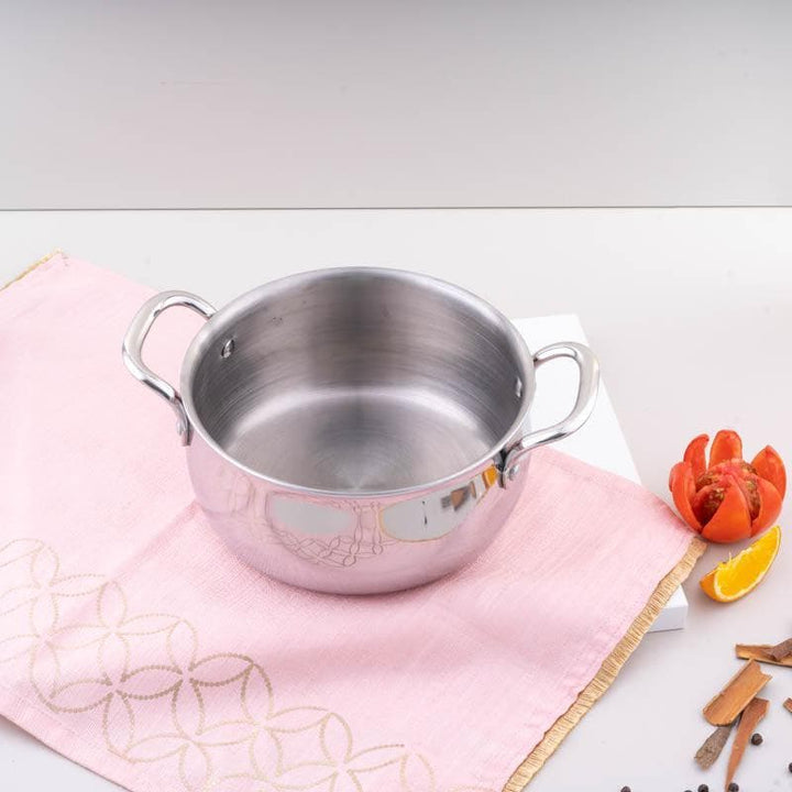 Buy Zosia Stainless Steel Handi - 2100 ML at Vaaree online | Beautiful Casserole to choose from
