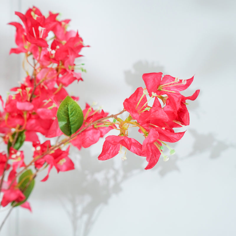 Buy Faux Pink Bougainvillea Flower Stick (36 CM) - Set Of Two Artificial Flowers from Vaaree