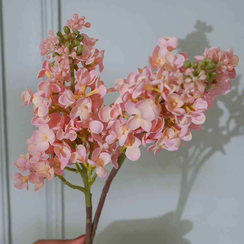 Buy Faux Silicon Lilac Lavender Flower Stick (Pink) - 25 CM Artificial Flowers from Vaaree