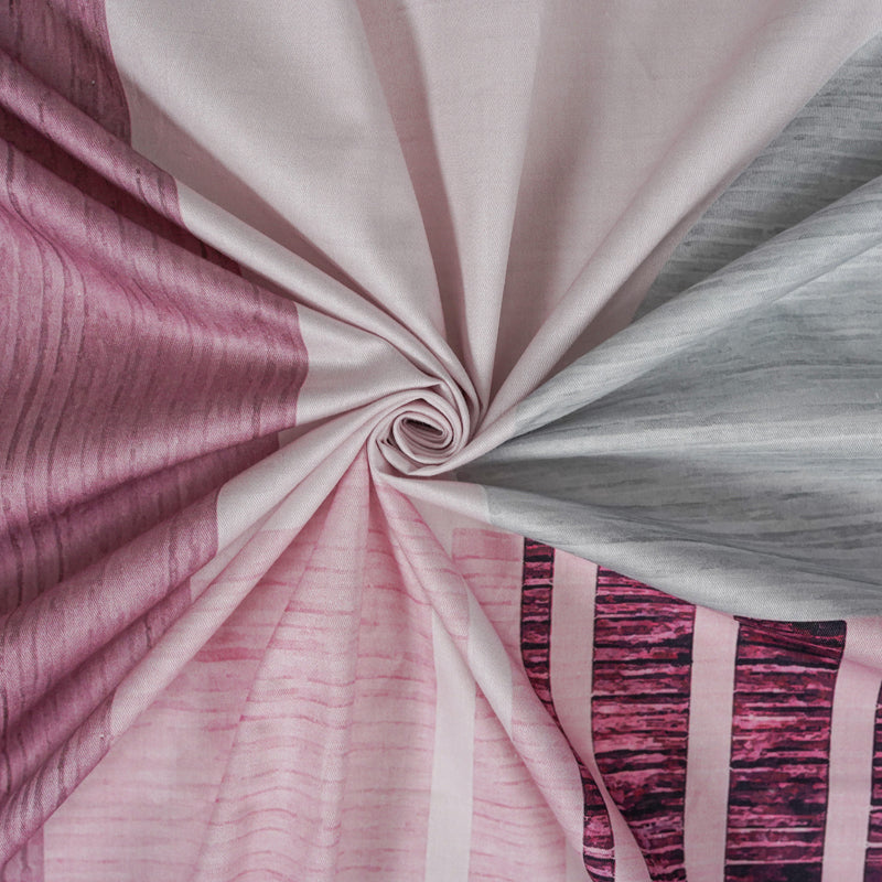 Buy Idris Abstract Bedsheet - Pink Bedsheets from Vaaree