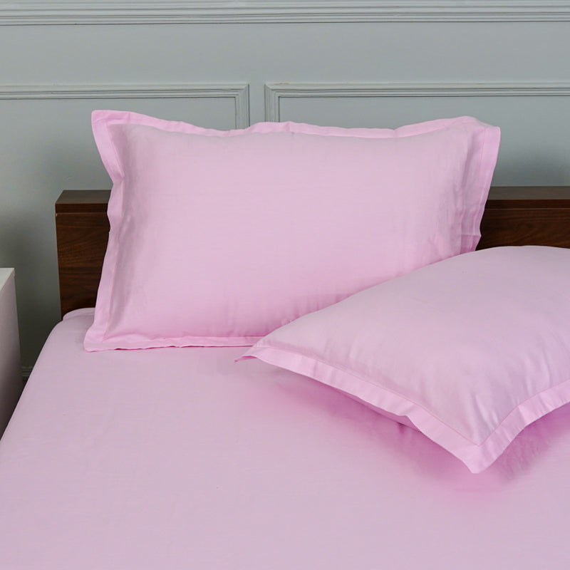 Buy Baria Solid Bedsheet - Pink Bedsheets from Vaaree