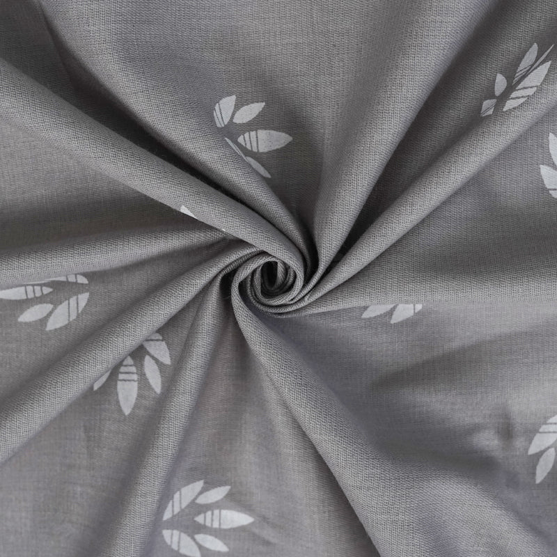 Buy Gazal Floral Bedsheet - Grey Bedsheets from Vaaree