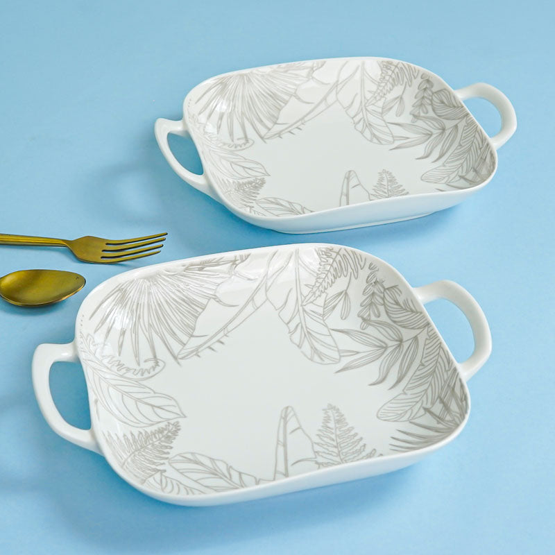 Buy Celene Square Platter - Set Of Two Platter from Vaaree