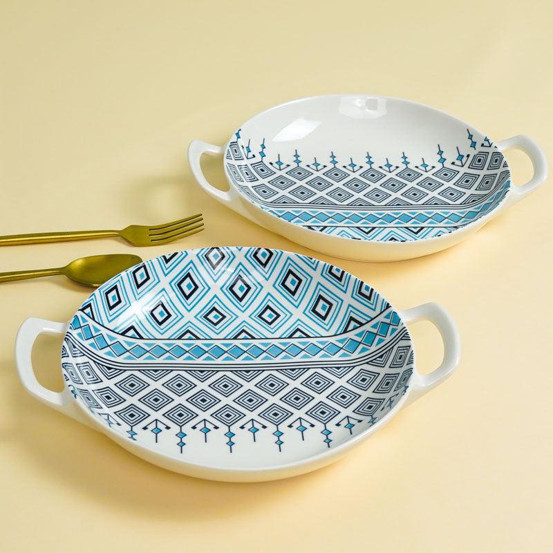 Buy Jivo Ethnic Platter - Set Of Two Platter from Vaaree