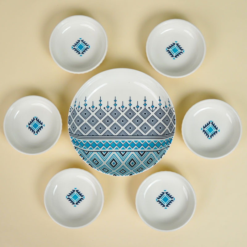 Buy Jivo Ethnic Bowl (150 ML/ 850 ML) - Set Of Seven Bowl from Vaaree