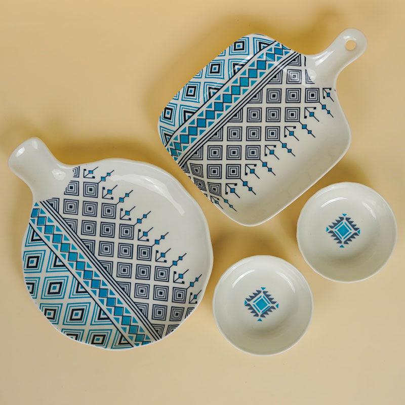 Buy Jivo Chic Serving Set - Four Piece Set Dinner Set from Vaaree