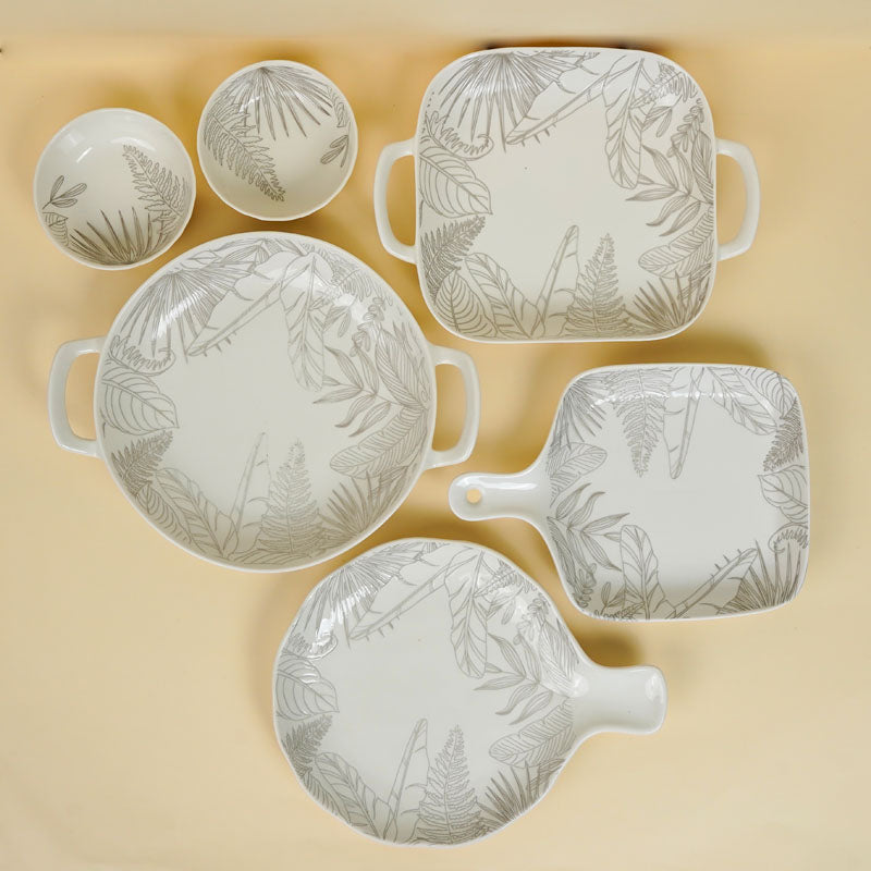 Buy Celene Serving Set - Six Piece Set Dinner Set from Vaaree