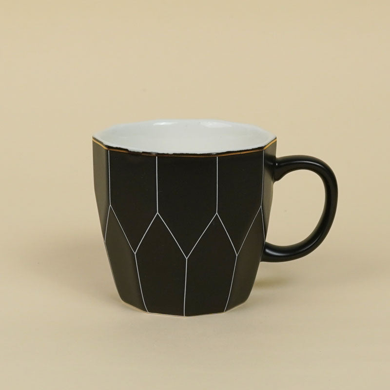 Buy Reima Black Cup (200 ML) - Set Of Six Mug from Vaaree