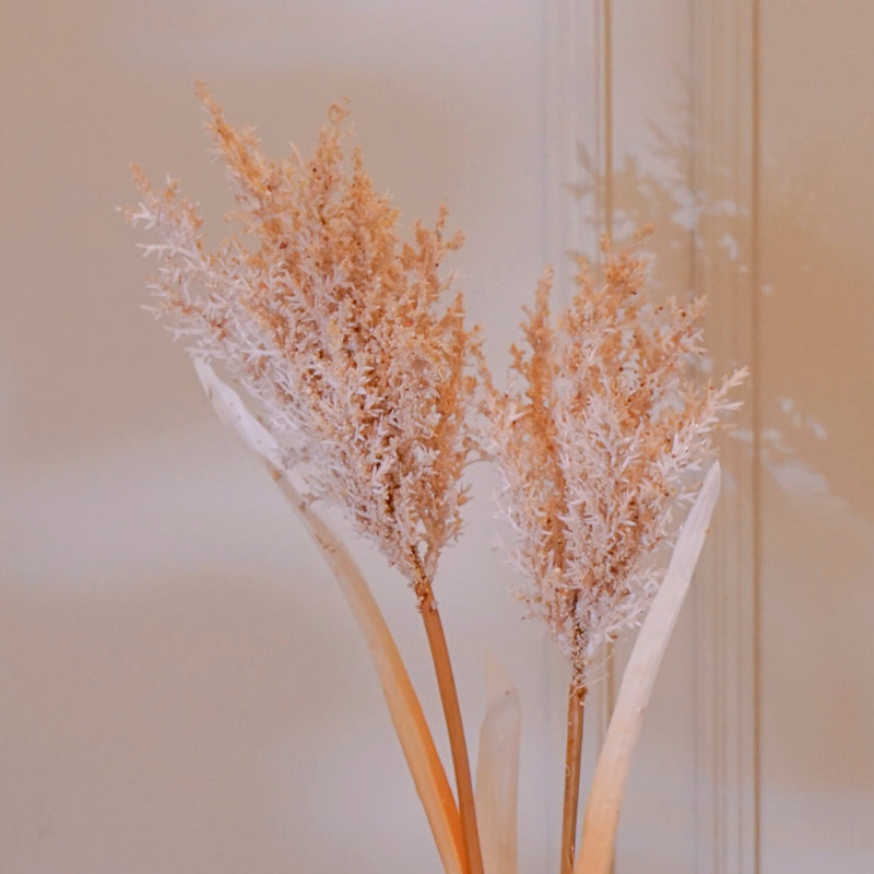 Buy Faux Pearl Millet Grass Flower Stick (Beige) - 38 CM Artificial Flowers from Vaaree