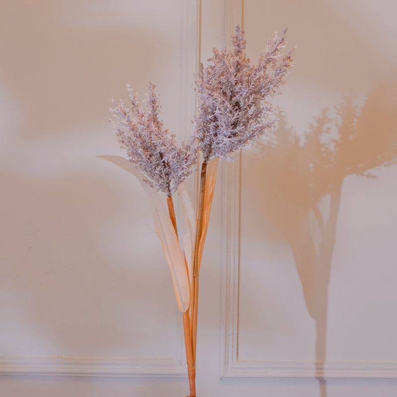 Buy Faux Pearl Millet Grass Flower Stick (Grey) - 38 CM Artificial Flowers from Vaaree