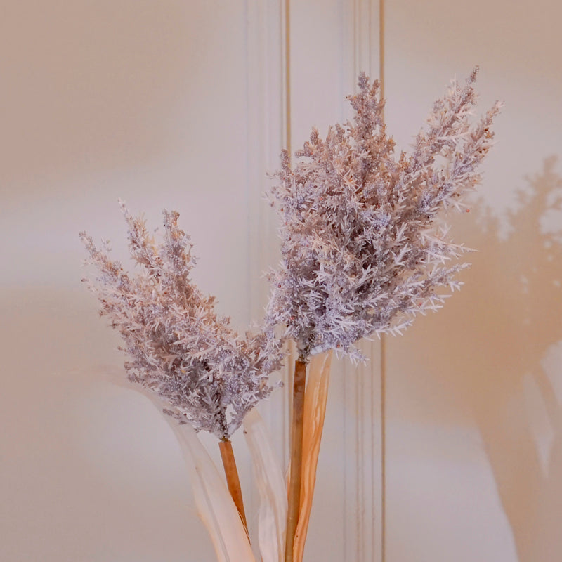 Buy Faux Pearl Millet Grass Flower Stick (Grey) - 38 CM Artificial Flowers from Vaaree