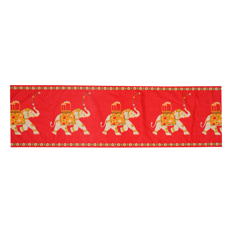 Buy Tusker Parade Table Runner & Placemat - Seven Piece Set Table Linen Set from Vaaree