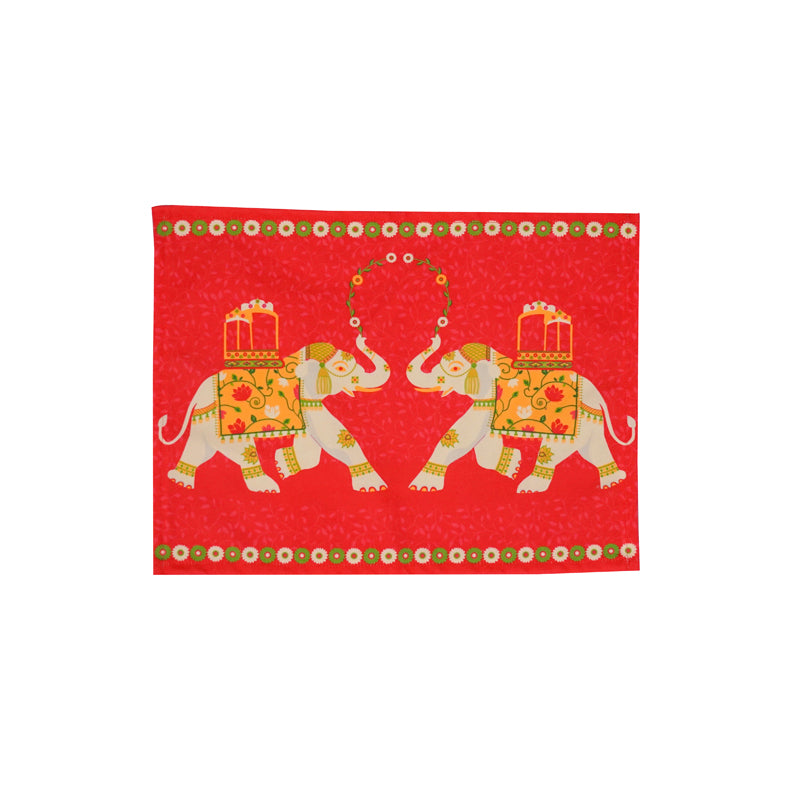 Buy Tusker Parade Table Runner - Set Of Six Table Mats from Vaaree