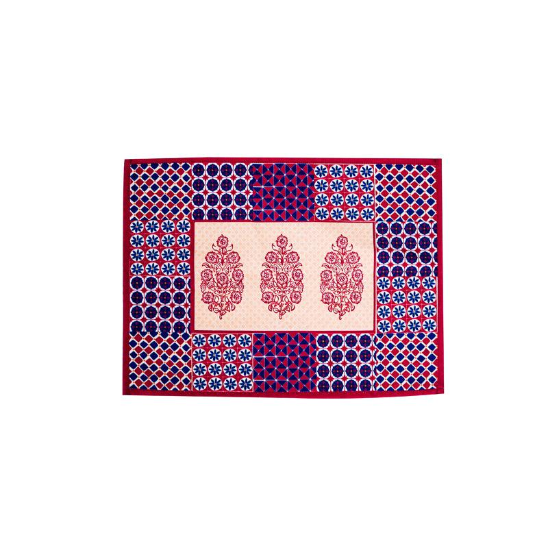 Buy Maroon Mix Placemat - Set Of Two Table Mats from Vaaree