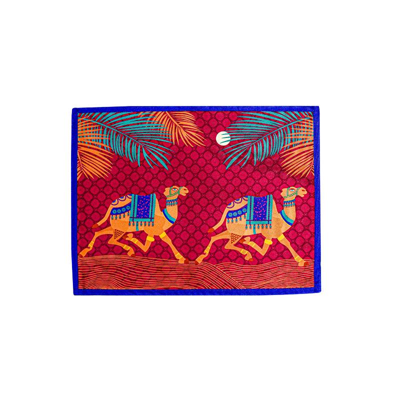 Buy Camel Enclave Placemat - Set Of Two Table Mats from Vaaree