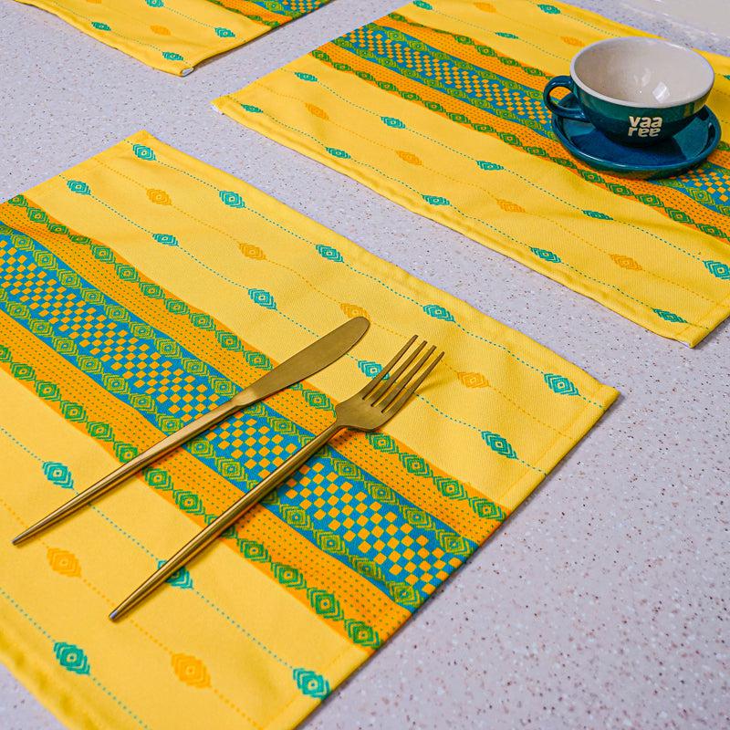 Buy Sambalpuri Elegance Placemat - Set Of Two Table Mats from Vaaree