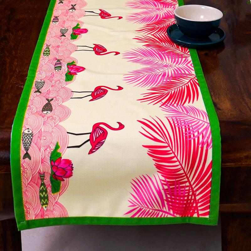 Buy Pink Oasis Table Runner Table Runner from Vaaree